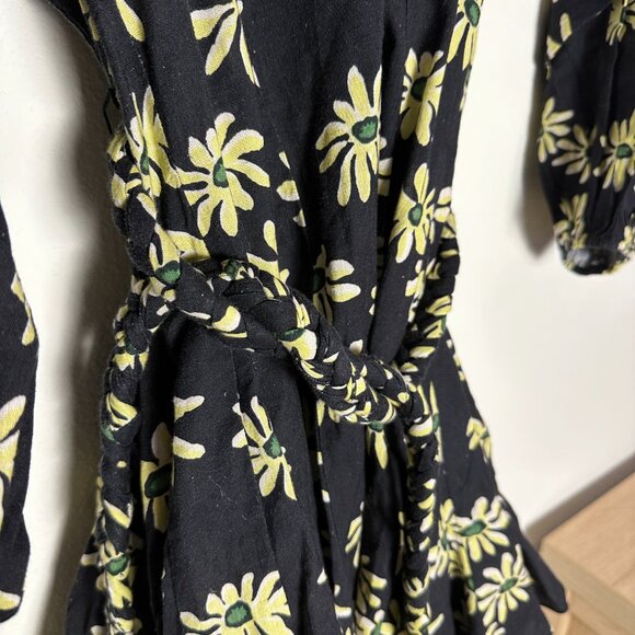 Rhode Ella Dress Black Floral XS NWOT - Picture 4 of 7